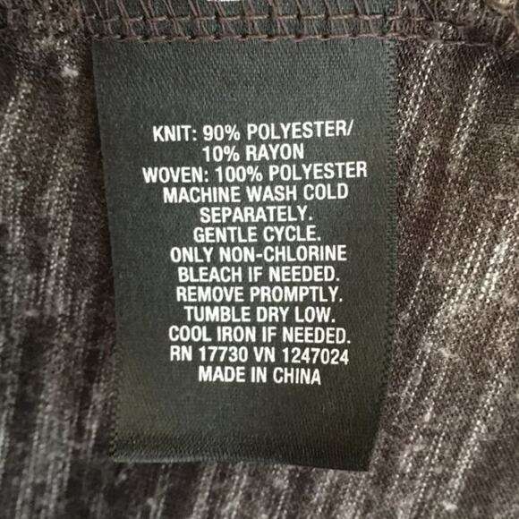 MOSSIMO Sheer Back Lightweight Hi Low Jersey Knit Shirt SZ L - Picture 8 of 10